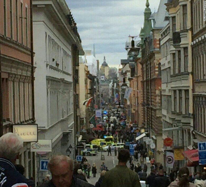 حادثه تروریستی در سوئد+عکس