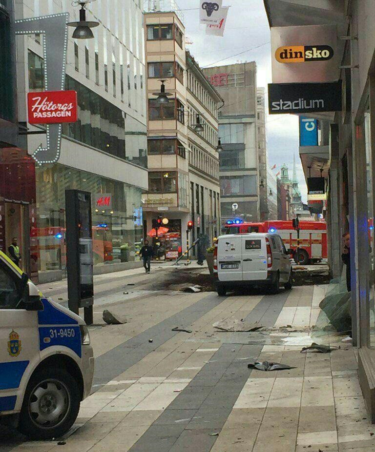 حادثه تروریستی در سوئد+عکس